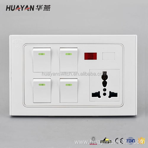 New selling unique design modular switches sockets wholesale